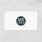 Carte De Visite Logo de l'entreprise do-it-yourself moderne simple (Dos)