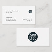Carte De Visite Logo de l'entreprise do-it-yourself moderne simple (Devant / Derrière)