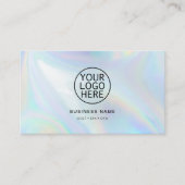 Carte De Visite Logo de l'entreprise moderne Holographie personnal (Devant)
