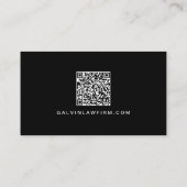 Carte De Visite Logo de l'entreprise professionnelle QR Code emplo (Dos)