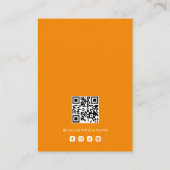 Carte De Visite Logo de l'étalage de bijoux Basic Apricot Crush TM (Dos)