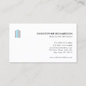 Carte De Visite Logo de l'immeuble moderne professionnel (Dos)