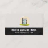 Carte De Visite Logo de l'immeuble urbain moderne Maison moderne (Devant)