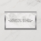 Carte De Visite Logo de l'immobilier (Dos)