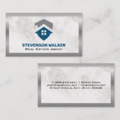 Carte De Visite Logo de l'immobilier (Devant / Derrière)
