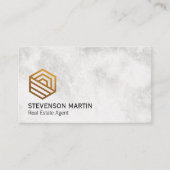 Carte De Visite Logo de l'immobilier moderne (Devant)