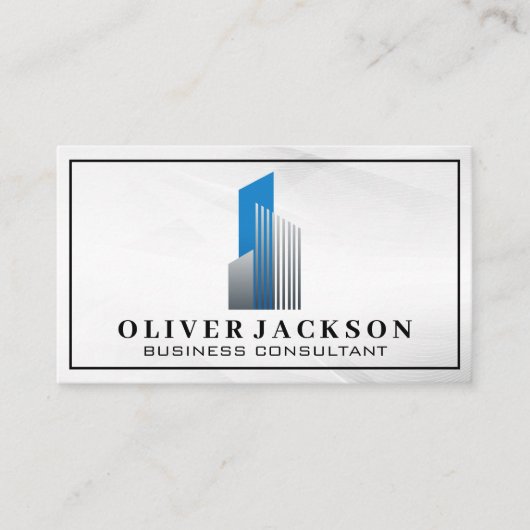 Carte De Visite Logo de l'immobilier moderne (Devant)