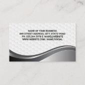 Carte De Visite Logo de l'immobilier moderne | Bâtiments (Dos)