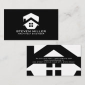 Carte De Visite Logo de l'immobilier moderne | Propriétés (Devant / Derrière)