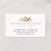 Carte De Visite Logo de l'immobilier moderne Réaliseur promotionne (Dos)