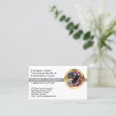 Carte De Visite Logo de l'insigne de sécurité de l'établissement p (Debout devant)