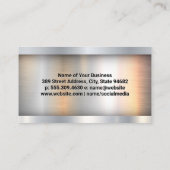 Carte De Visite Logo de livraison de camion commercial (Dos)