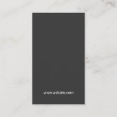 Carte De Visite Logo de l'ordinateur cérébral | Formation en ligne (Dos)