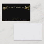 Carte De Visite Logo de lutte antiparasitaire - Araignée d'insecte (Devant / Derrière)