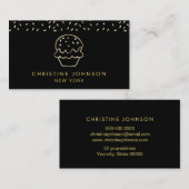 Carte De Visite logo de magasin de bonbons (Devant / Derrière)
