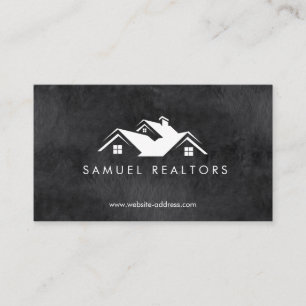 Carte De Visite Logo de maison de style moderne personnalisé pour