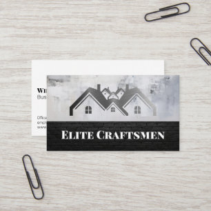 Carte De Visite Logo de maisons de luxe Immobilier