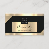 Carte De Visite Logo de maquillage Studio professionnel moderne Go (Devant)