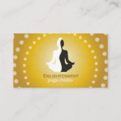 Carte De Visite Logo de médiation de Yin Yang | Yoga (Devant)