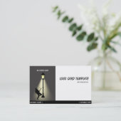 Carte De Visite Logo de musiciens de guitare (Debout devant)