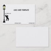 Carte De Visite Logo de musique saxophone (Devant / Derrière)