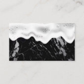 Carte De Visite Logo de nettoyage à domicile | Savons Suds | Marbr (Dos)