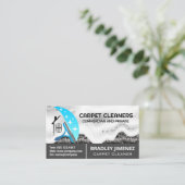 Carte De Visite Logo de nettoyant savon pour raclette | Tapis | Sa (Debout devant)
