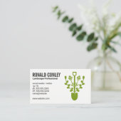 Carte De Visite Logo de paysage | Herbe (Debout devant)