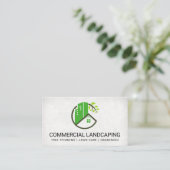 Carte De Visite Logo de paysage | Jardinage (Debout devant)