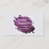 Carte De Visite Logo de peinture Abstrait (Devant)