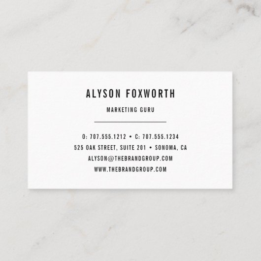 Carte De Visite Logo de peinture Abstrait (Dos)