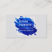 Carte De Visite Logo de peinture Abstrait (Devant)