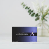 Carte De Visite Logo de Petroglyph Man (Debout devant)