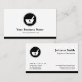 Carte De Visite Logo de pharmacie de soins Médicales - Élégant pro (Devant / Derrière)