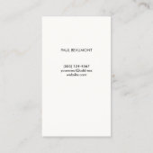 Carte De Visite Logo de pinceau de peinture de maison 2 (Dos)