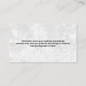 Carte De Visite Logo de poids de Dumbbell | QR (Dos)