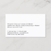 Carte De Visite Logo de propriété Estate (Dos)