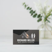 Carte De Visite Logo de propriété | Professionnels de l'entreprise (Debout devant)