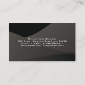 Carte De Visite Logo de propriété | Professionnels de l'entreprise (Dos)