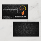 Carte De Visite Logo de puces graphique | Financière (Devant / Derrière)