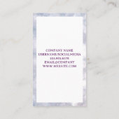 Carte De Visite Logo de raisins en verre de vin (Dos)