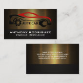 Carte De Visite Logo de réactivation automatique de voiture | Répa (Devant / Derrière)