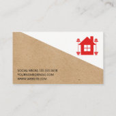 Carte De Visite Logo de remise en forme (Dos)