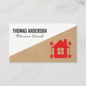 Carte De Visite Logo de remise en forme (Devant)