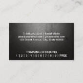 Carte De Visite Logo de remise en forme | Formateur personnel (Dos)