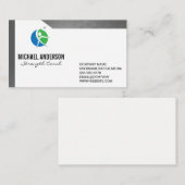 Carte De Visite Logo de remise en forme | Formateur personnel (Devant / Derrière)