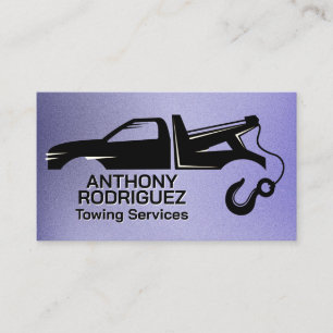 Carte De Visite Logo de remorquage   Services de soins automobiles