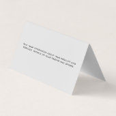 Carte De Visite Logo de réparation à domicile | Entrepreneur génér (Dos)