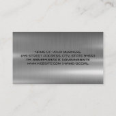 Carte De Visite Logo de réparation automatique | Services de voitu (Dos)