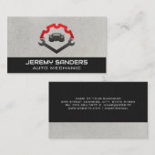 Carte De Visite Logo de réparation automatique | Wrenches (Devant / Derrière)